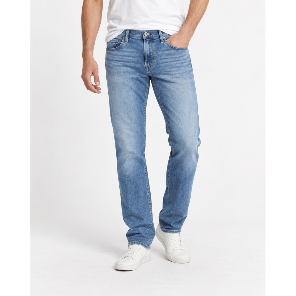 Paige Federal Extra Long Slim Straight Jeans Bayson Blue 32 x 38 NEW! $219